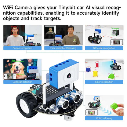 Robot Car With WiFi Camera Module Programmable Toy