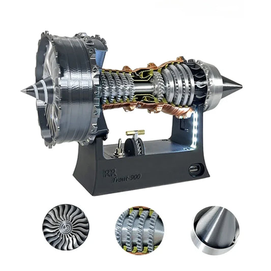 New 25cm TR 900 Turbofan Engine Model Aviation Aircraft Engine