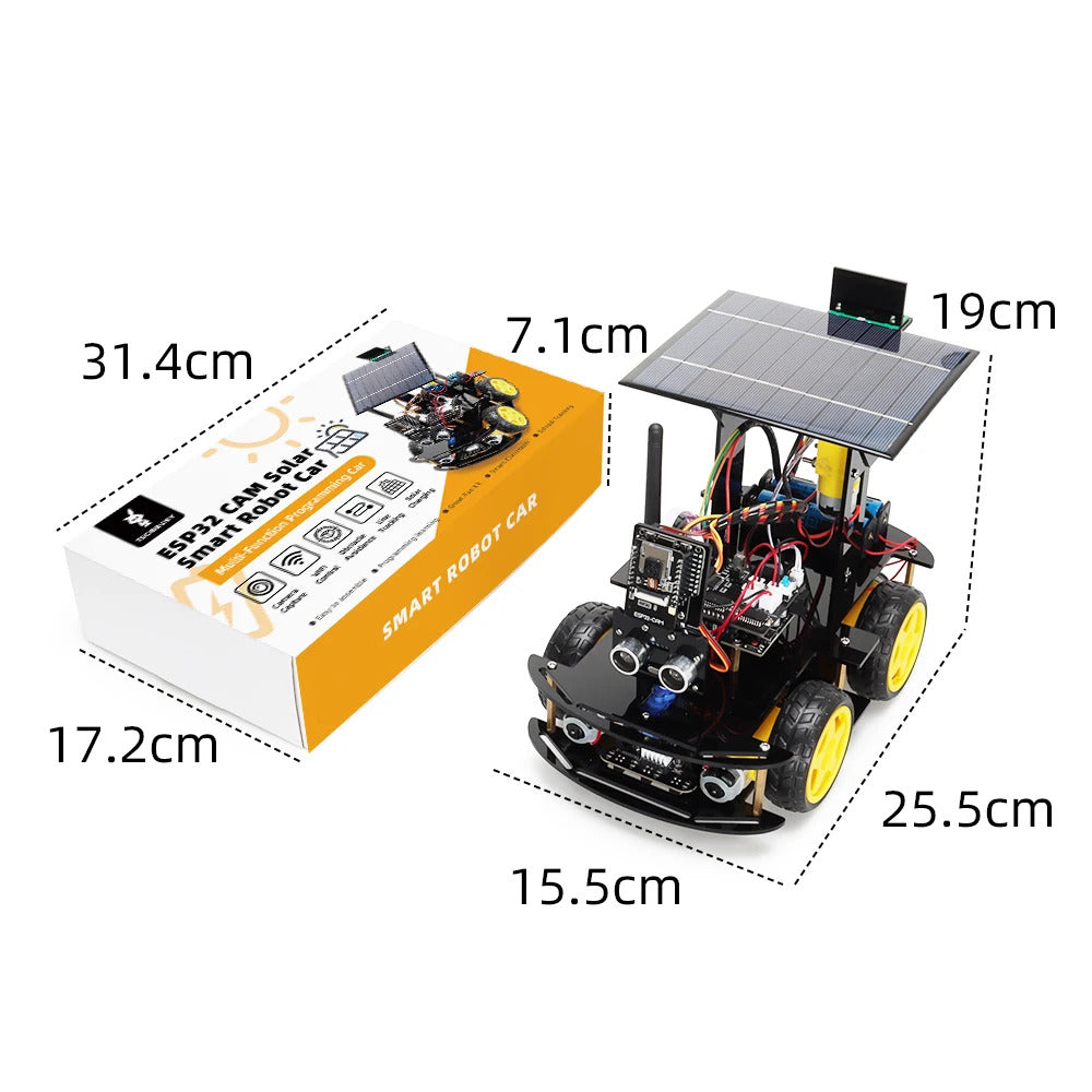 Programmable Robot Car Kit Solar Tracking and Charging Set