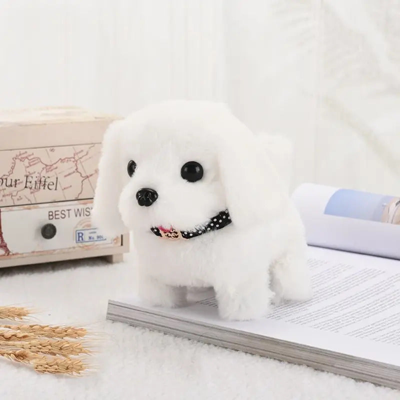 歩く、吠える、うなずく、尻尾を振るシミュレーション電気犬