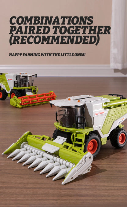 子供用トラックモデル RC ファーマー 1:24 小麦トウモロコシ収穫機