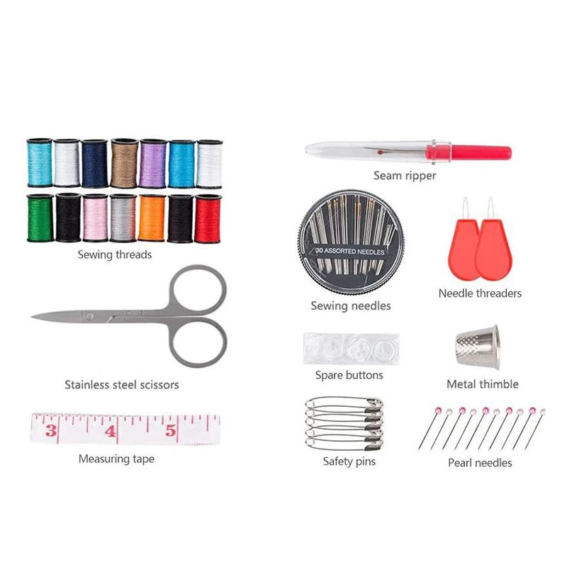 Sewing Kit Compact and Portable for Beginners and Professionals