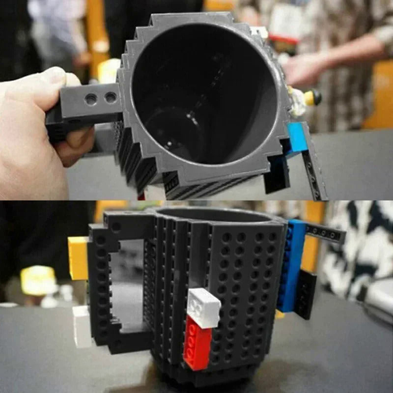 350ml クリエイティブミルクマグ コーヒーカップ クリエイティブビルドオンブリックマグ