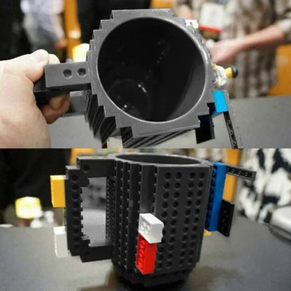 350ml クリエイティブミルクマグ コーヒーカップ クリエイティブビルドオンブリックマグ