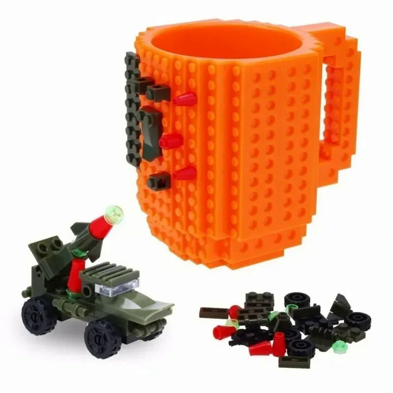350ml クリエイティブミルクマグ コーヒーカップ クリエイティブビルドオンブリックマグ