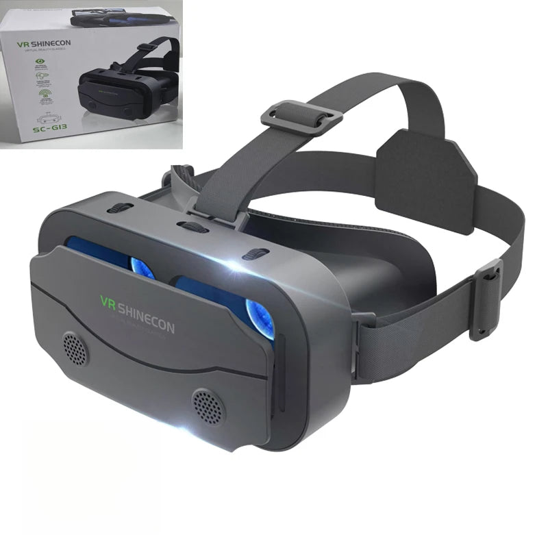 3D Virtual Reality VR Glasses With Controllers