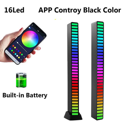16/32/40Led RGB Sound Controlled Music Levels Light