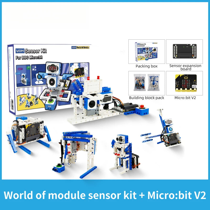 21 in 1 Microbit V2 Robotics Kit DIY Electronic Sensor Kit