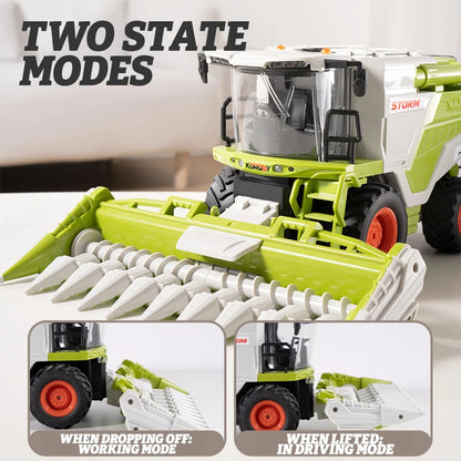 子供用トラックモデル RC ファーマー 1:24 小麦トウモロコシ収穫機