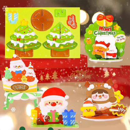 3D Christmas Fun Three-dimensional Handmade Jigsaw Puzzle