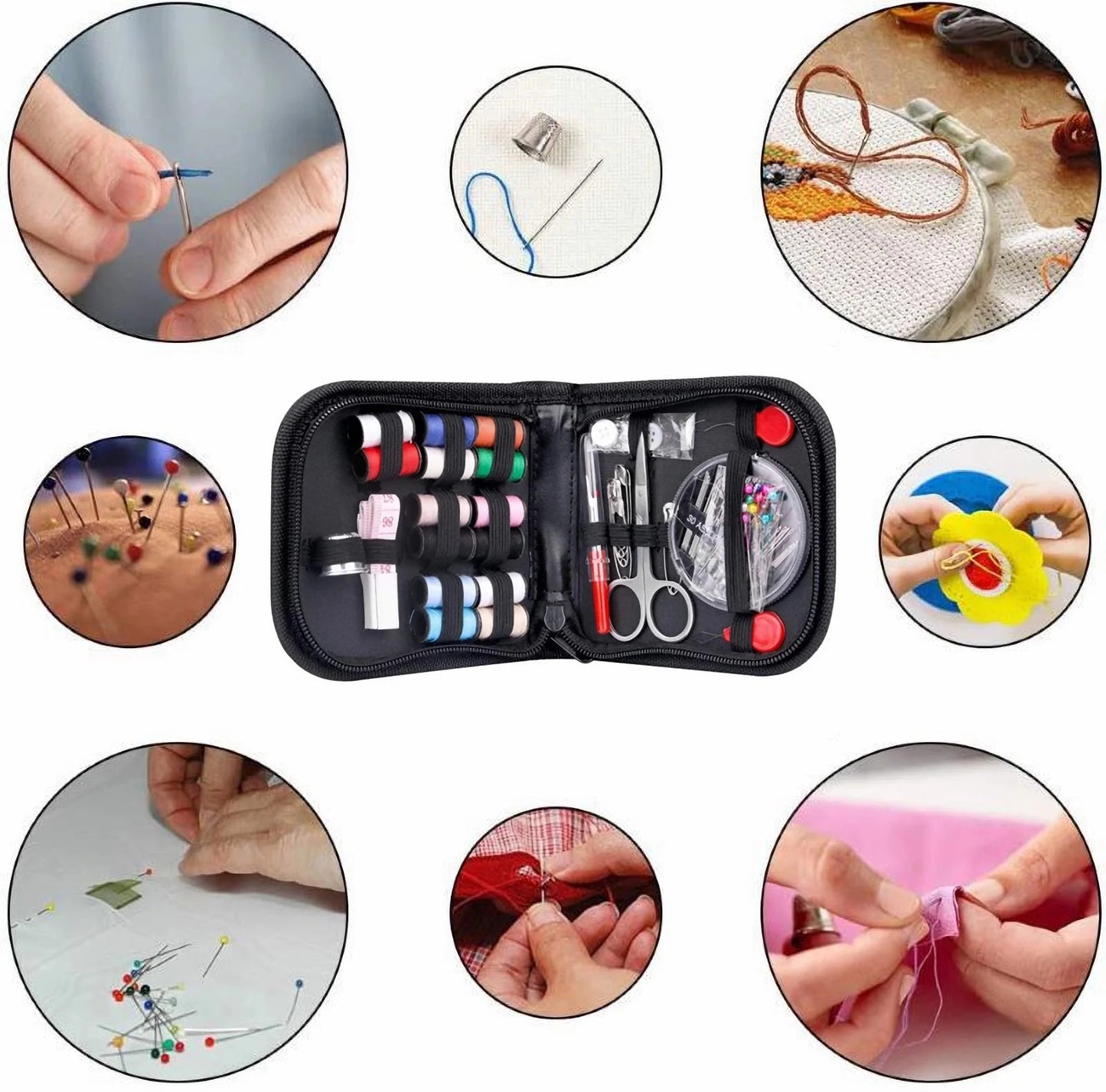 Sewing Kit Compact and Portable for Beginners and Professionals