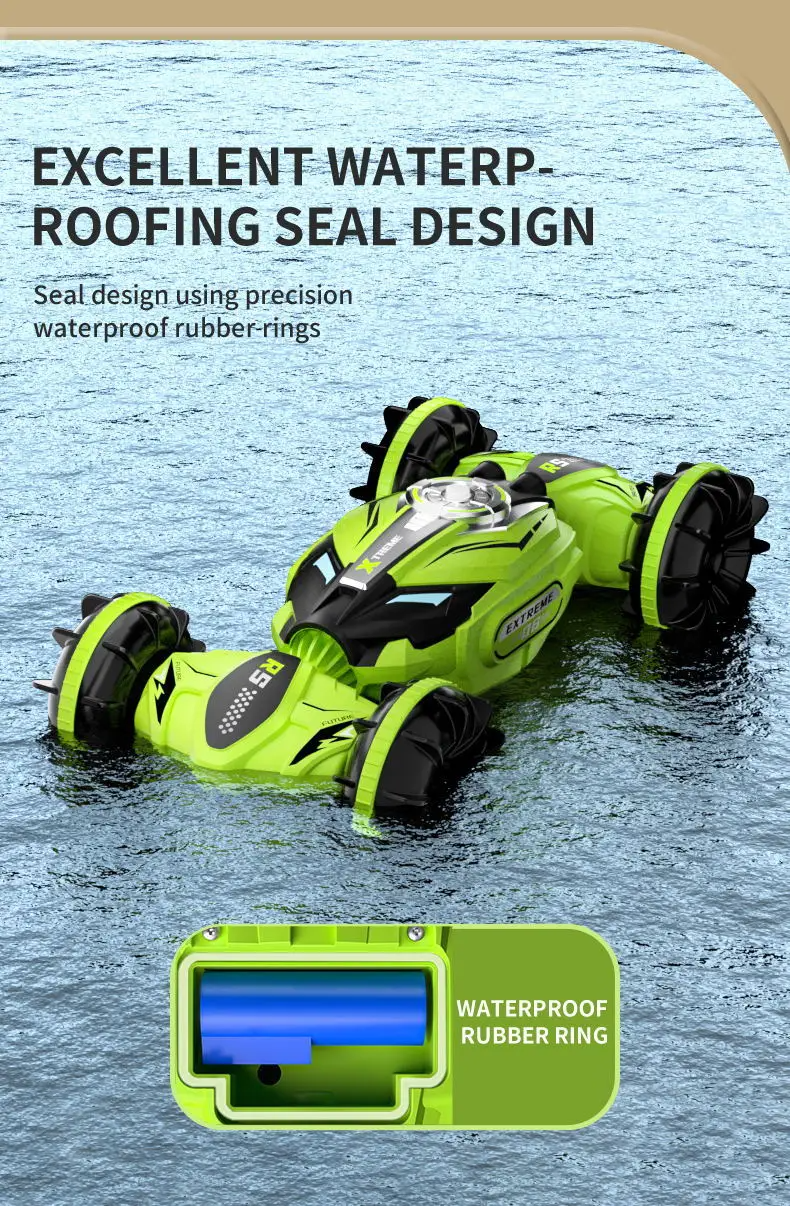Off Road Climbing Water & Land 4WD Remote Control Racing Car