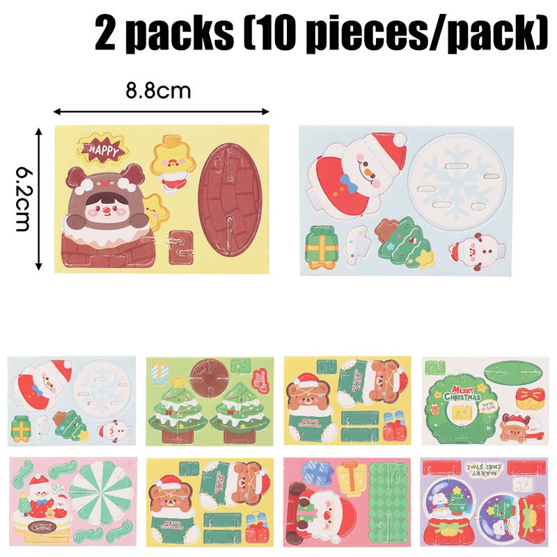 3D Christmas Fun Three-dimensional Handmade Jigsaw Puzzle