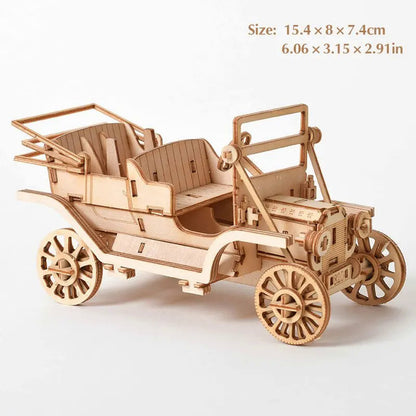 3D Wooden Animal Puzzle Toys Assembly Kit