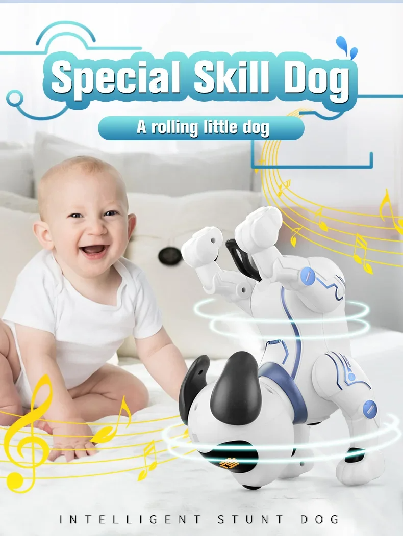 Intelligent Programmable Toys Remote Control Robotic Dog