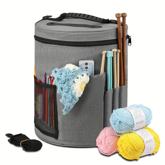 Large Capacity Crochet Yarn Knitting Bag