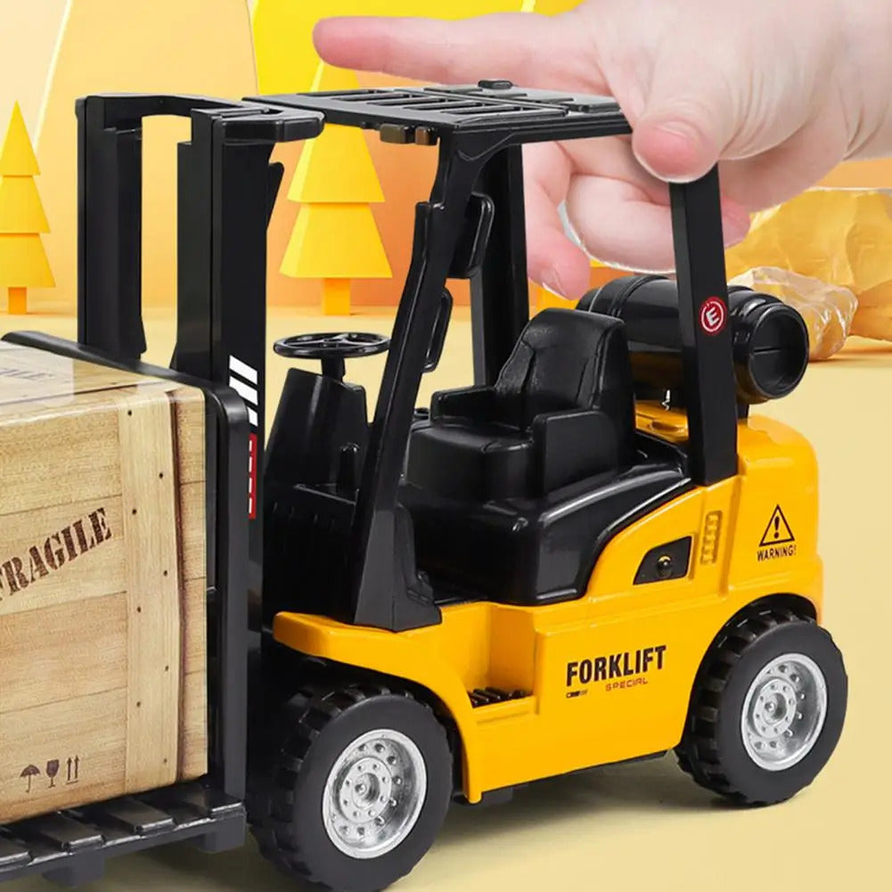 Forklift Inertia Toy Burrs-free Excellent Fadeless Pull Toy