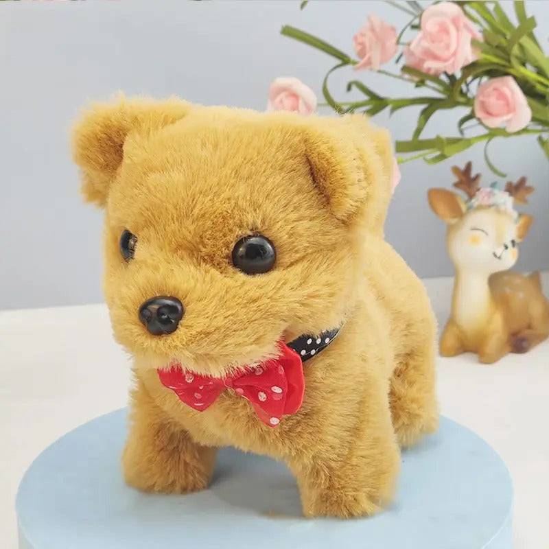 歩く、吠える、うなずく、尻尾を振るシミュレーション電気犬