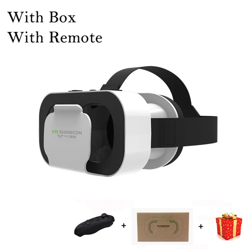 3D Virtual Reality VR Glasses With Controllers