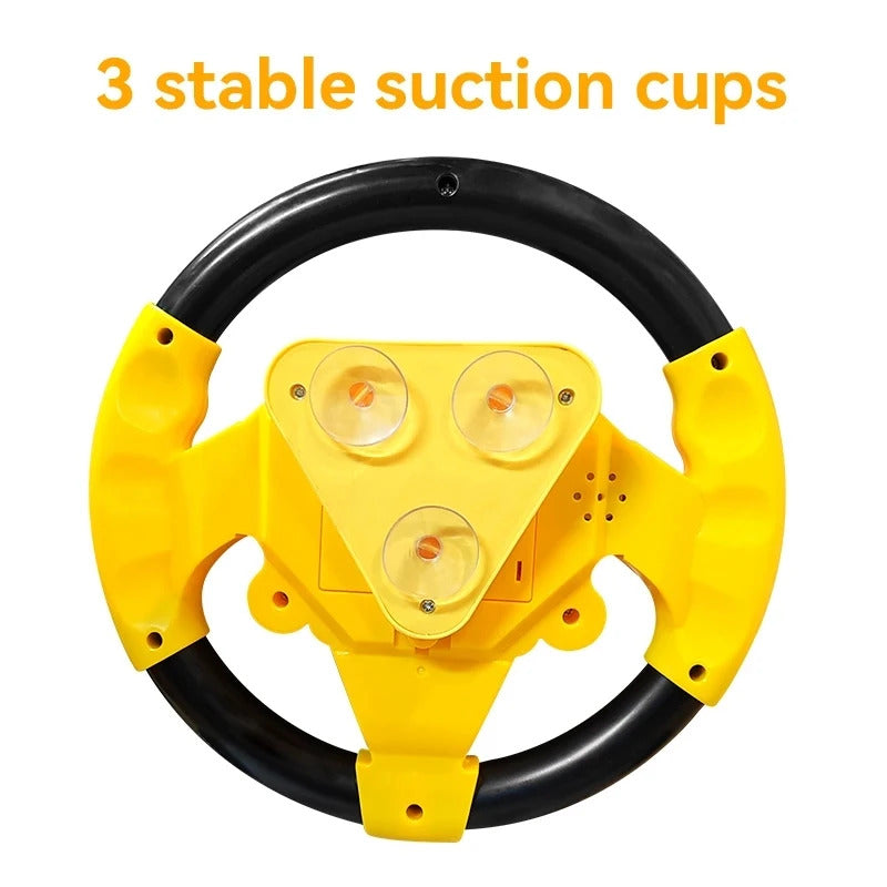 Infant Shining Eletric Simulation Steering Wheel Toy