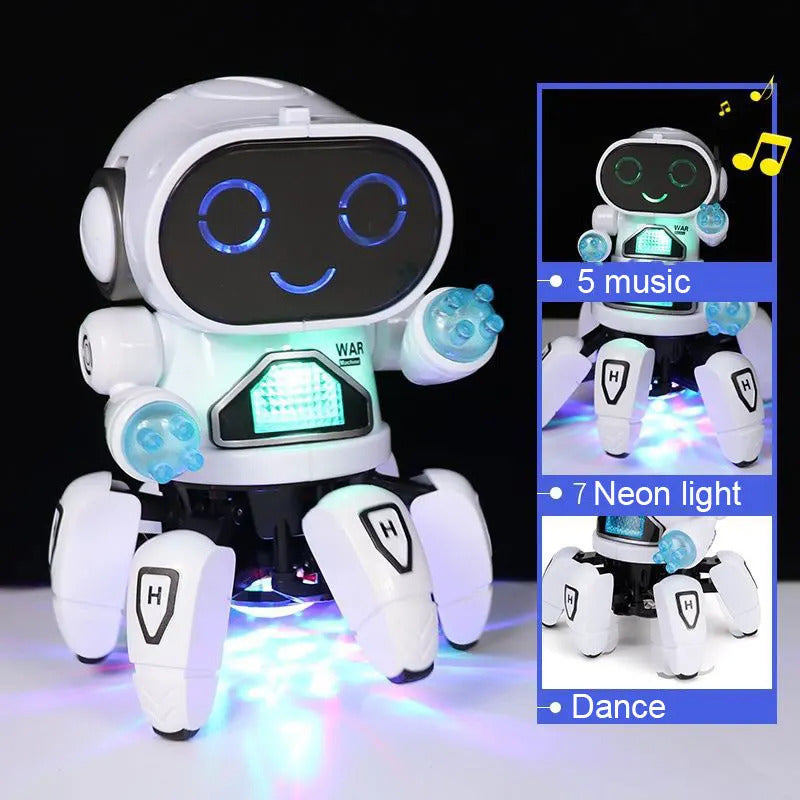 ダンスロボット 電動ペット ミュージカル 光るおもちゃ