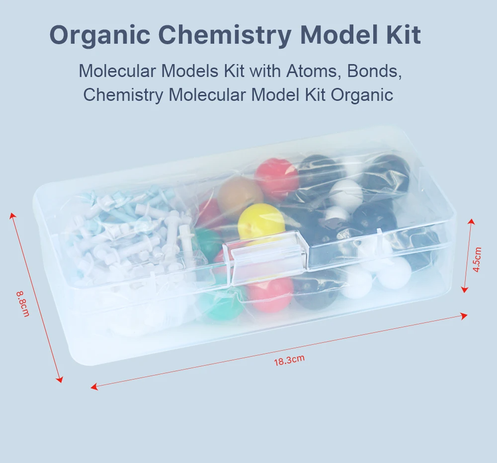 有機化学モデルキット (95 PCS) - 基本分子モデルキット