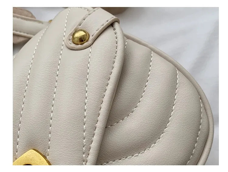 Small PU Leather Shoulder Bag For Women 2023 new purse and Handbags Female