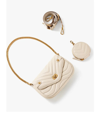Small PU Leather Shoulder Bag For Women 2023 new purse and Handbags Female