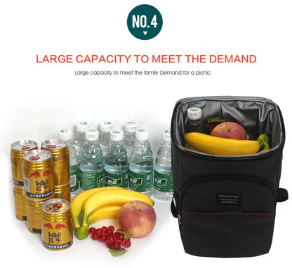 DENUONISS 20L Thermal Cooler Backpack Multi layered Insulated Backpack