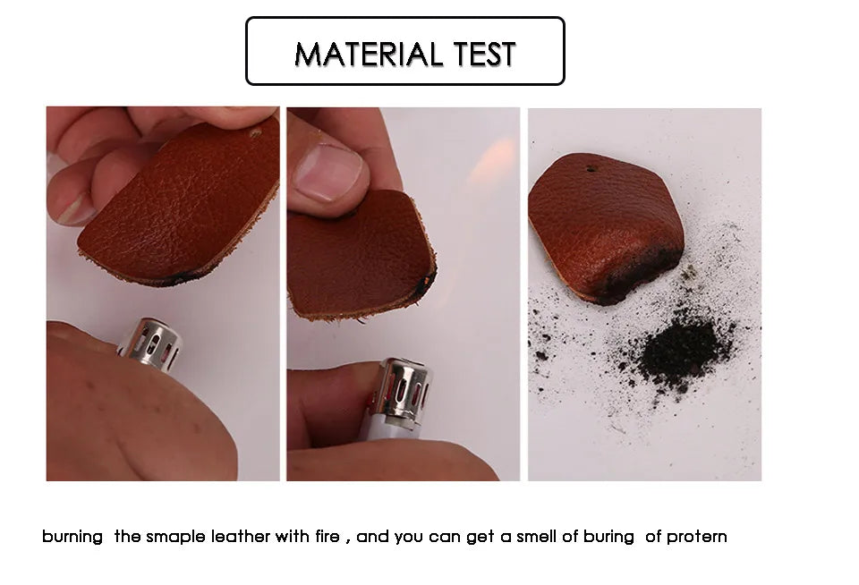 Fashion Men Genuine Leather Fanny Bag for Phone Pouch Male Leather
