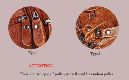 Fashion Men Genuine Leather Fanny Bag for Phone Pouch Male Leather