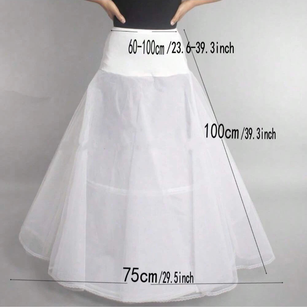 Prom Dress Bridal Slip Hoop Skirt Wedding Petticoat Underskirt Crinoline