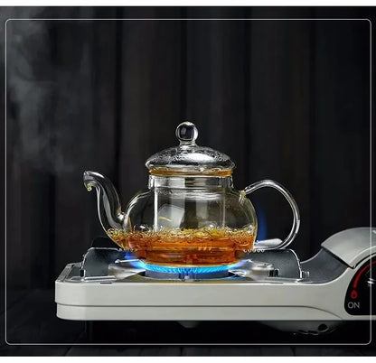 Transparent Glass Teapot Household Puer Tea Pot Tools Set Coffee And Tea