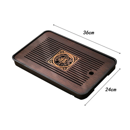 Chinese Kungfu Tea Tray Tea Set Accessory Tea Serving Tray for Tea Room