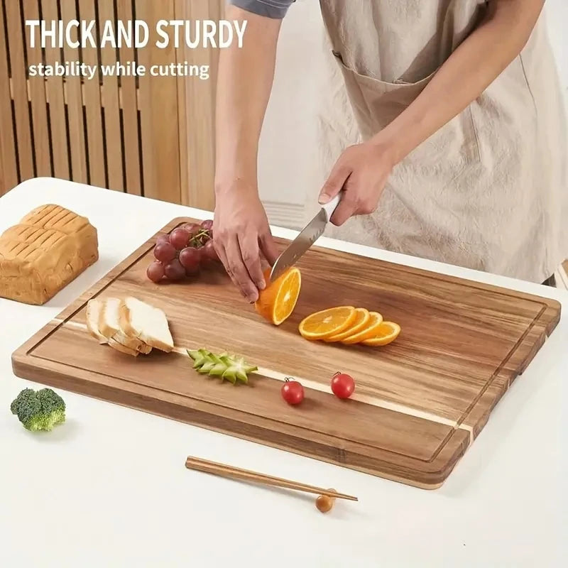 Wooden Cutting Boards Chopping Blocks Beech Walnut Cheese Cutting Board Butcher Block Meat Cutting Board For Kitchen Tools