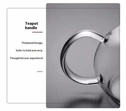 Transparent Glass Teapot Household Puer Tea Pot Tools Set Coffee And Tea