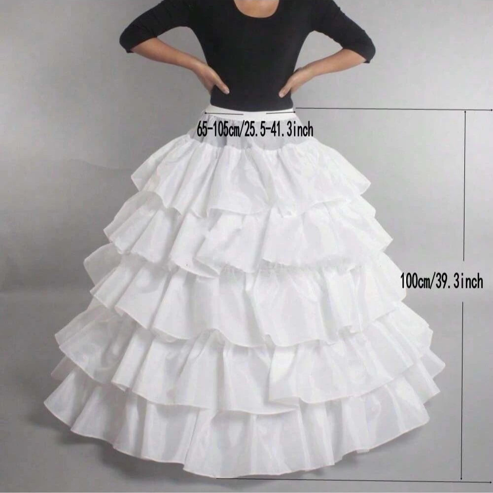 Prom Dress Bridal Slip Hoop Skirt Wedding Petticoat Underskirt Crinoline