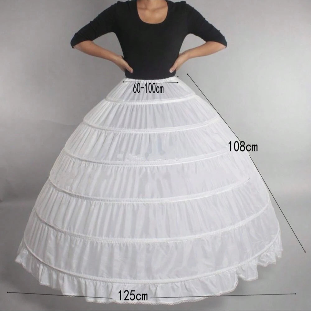 Prom Dress Bridal Slip Hoop Skirt Wedding Petticoat Underskirt Crinoline