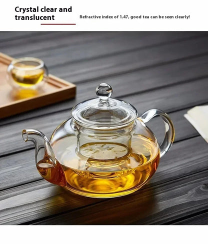 Transparent Glass Teapot Household Puer Tea Pot Tools Set Coffee And Tea