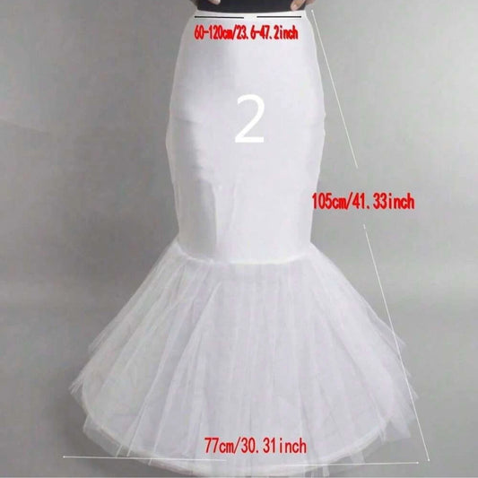Prom Dress Bridal Slip Hoop Skirt Wedding Petticoat Underskirt Crinoline