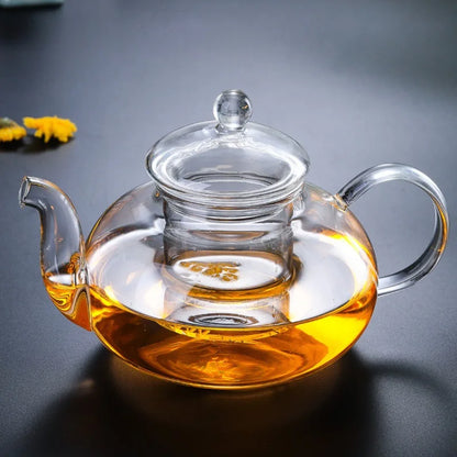 Transparent Glass Teapot Household Puer Tea Pot Tools Set Coffee And Tea