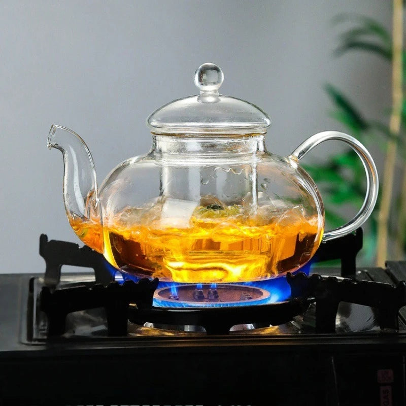 Transparent Glass Teapot Household Puer Tea Pot Tools Set Coffee And Tea