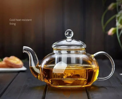 Transparent Glass Teapot Household Puer Tea Pot Tools Set Coffee And Tea