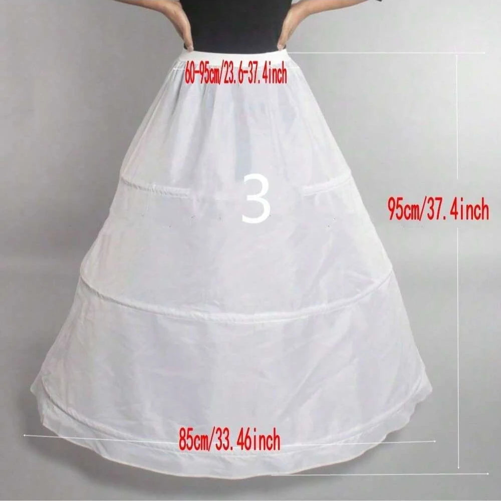 Prom Dress Bridal Slip Hoop Skirt Wedding Petticoat Underskirt Crinoline