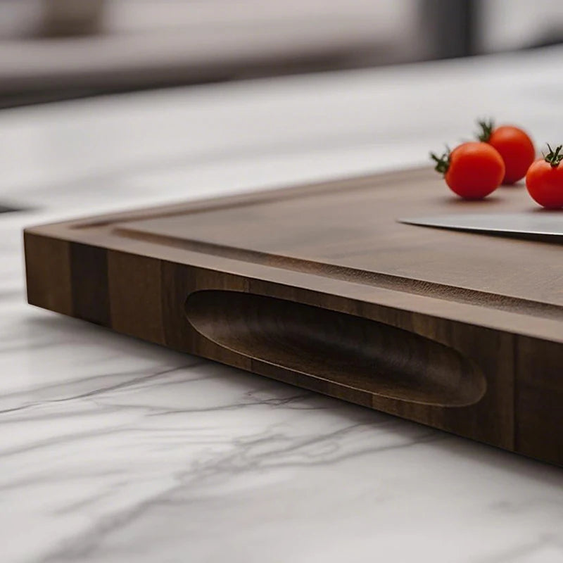 Upgraded Large Walnut wood Cutting Board, Premium Wooden Cutting Board Set, Food Safe, Durable Wood Block, Suitable for food