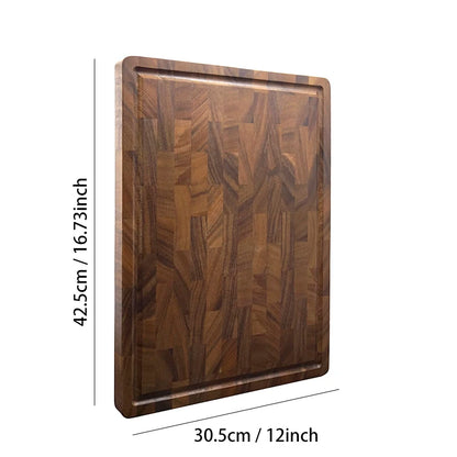 Upgraded Large Walnut wood Cutting Board, Premium Wooden Cutting Board Set, Food Safe, Durable Wood Block, Suitable for food