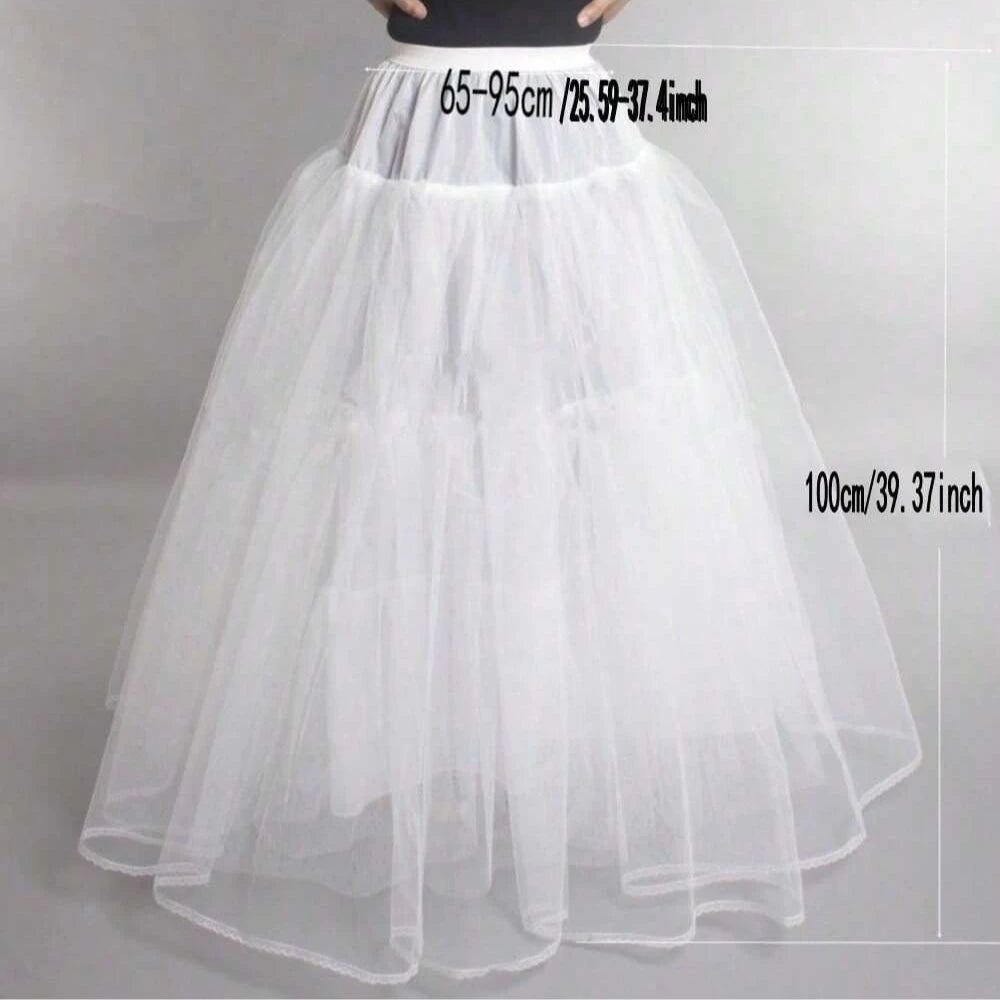 Prom Dress Bridal Slip Hoop Skirt Wedding Petticoat Underskirt Crinoline