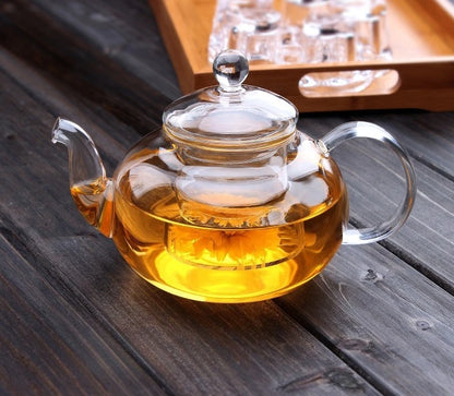 Transparent Glass Teapot Household Puer Tea Pot Tools Set Coffee And Tea