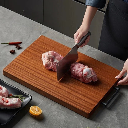 Wood Cutting Board Hickened Ebony Cutting Board Antibacterial Mildew Kitchen Accessories Wooden No Paint No Wax