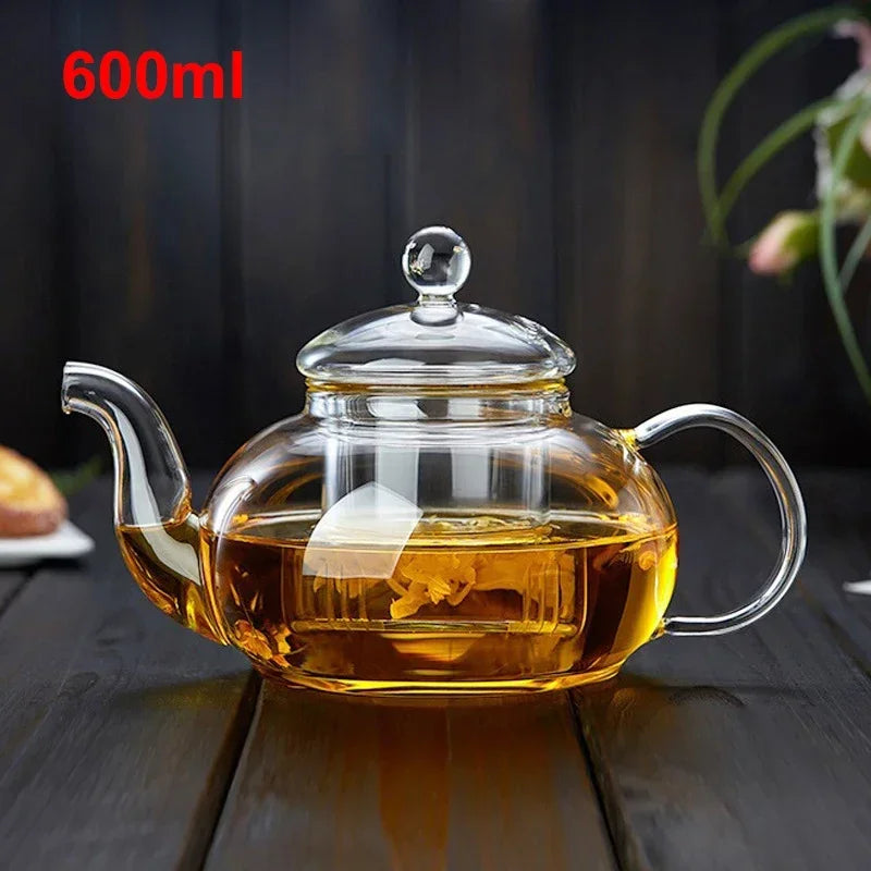 Transparent Glass Teapot Household Puer Tea Pot Tools Set Coffee And Tea
